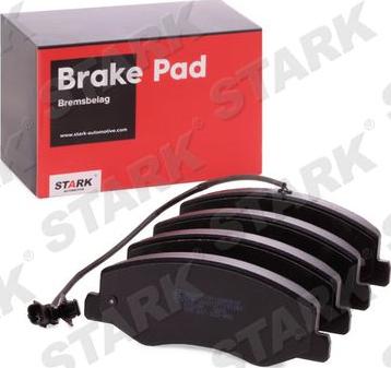 Stark SKBP-0011653 - Bremžu uzliku kompl., Disku bremzes autospares.lv