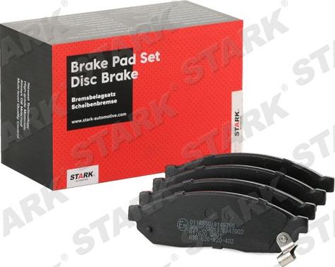 Stark SKBP-0011604 - Bremžu uzliku kompl., Disku bremzes www.autospares.lv