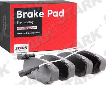 Stark SKBP-0011633 - Brake Pad Set, disc brake www.autospares.lv