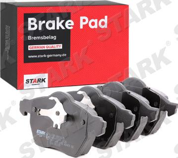 Stark SKBP-0011629 - Brake Pad Set, disc brake www.autospares.lv