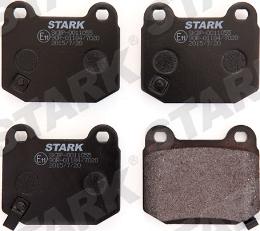 Stark SKBP-0011055 - Brake Pad Set, disc brake www.autospares.lv