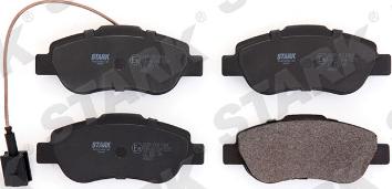 Stark SKBP-0011064 - Brake Pad Set, disc brake www.autospares.lv