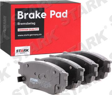 Stark SKBP-0011033 - Тормозные колодки, дисковые, комплект www.autospares.lv