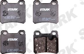 Stark SKBP-0011025 - Тормозные колодки, дисковые, комплект www.autospares.lv