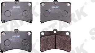 Stark SKBP-0011071 - Bremžu uzliku kompl., Disku bremzes www.autospares.lv