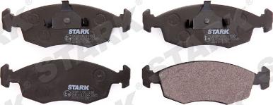 Stark SKBP-0011190 - Тормозные колодки, дисковые, комплект www.autospares.lv