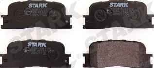 Stark SKBP-0011192 - Brake Pad Set, disc brake www.autospares.lv