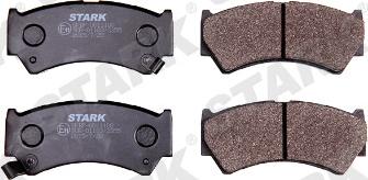 Stark SKBP-0011108 - Тормозные колодки, дисковые, комплект www.autospares.lv