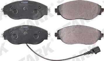 Stark SKBP-0011113 - Brake Pad Set, disc brake www.autospares.lv