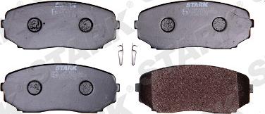 Stark SKBP-0011112 - Brake Pad Set, disc brake www.autospares.lv