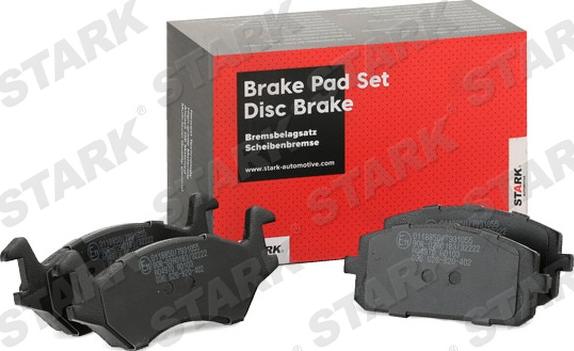 Stark SKBP-0011346 - Brake Pad Set, disc brake www.autospares.lv