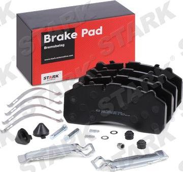 Stark SKBP-0011312 - Brake Pad Set, disc brake www.autospares.lv