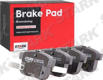 Stark SKBP-0011296 - Bremžu uzliku kompl., Disku bremzes autospares.lv