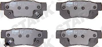 Stark SKBP-0011245 - Brake Pad Set, disc brake www.autospares.lv