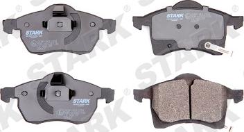 Stark SKBP-0011254 - Bremžu uzliku kompl., Disku bremzes www.autospares.lv