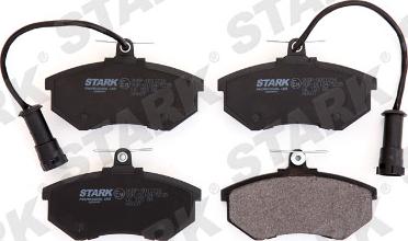 Stark SKBP-0011216 - Тормозные колодки, дисковые, комплект www.autospares.lv