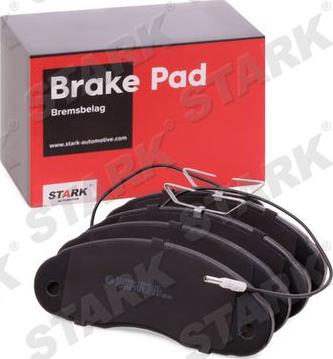 Stark SKBP-0011741 - Bremžu uzliku kompl., Disku bremzes autospares.lv