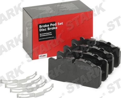 Stark SKBP-0011715 - Bremžu uzliku kompl., Disku bremzes www.autospares.lv