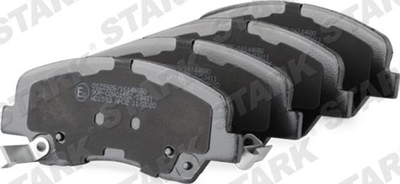 Stark SKBP-0012065 - Тормозные колодки, дисковые, комплект www.autospares.lv