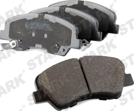 Stark SKBP-0012065 - Тормозные колодки, дисковые, комплект www.autospares.lv