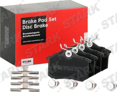 Stark SKBP-0012023 - Brake Pad Set, disc brake www.autospares.lv