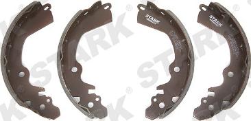 Stark SKBS-0450024 - Комплект тормозных колодок, барабанные www.autospares.lv