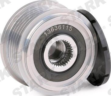 Stark SKFC-1210064 - Pulley, alternator, freewheel clutch www.autospares.lv