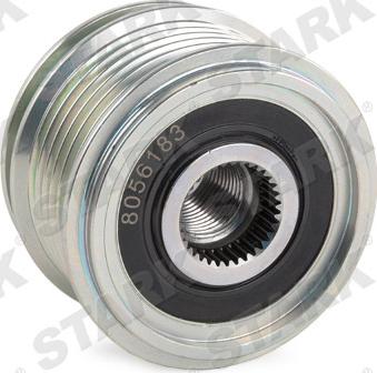 Stark SKFC-1210002 - Pulley, alternator, freewheel clutch www.autospares.lv