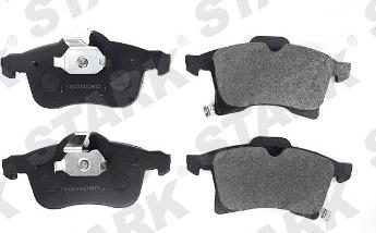 Stark SKOP-1006 - Brake Pad Set, disc brake www.autospares.lv