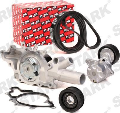 Stark SKPRB-5160001 - Water Pump + V-Ribbed Belt Set www.autospares.lv