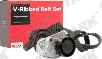 Stark SKRBS-1200412 - V-Ribbed Belt Set www.autospares.lv