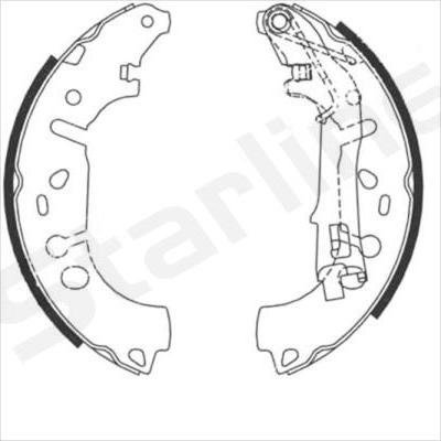 Starline BC 09100 - Bremžu loku komplekts autospares.lv