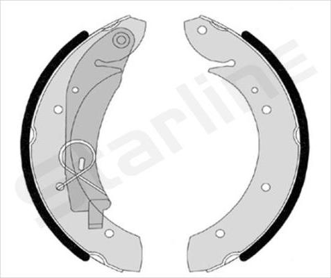 Starline BC 07420 - Brake Shoe Set www.autospares.lv