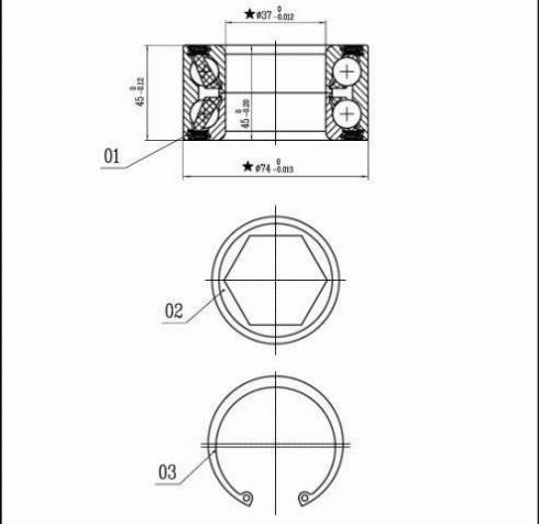 Starline LO 01326 - Riteņa rumbas gultnis autospares.lv