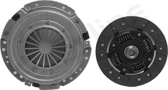 Starline SL 3DS0758 - Комплект сцепления www.autospares.lv