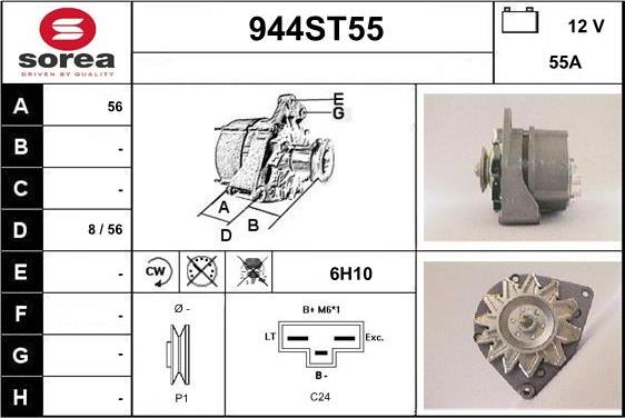 STARTCAR 944ST55 - Ģenerators autospares.lv