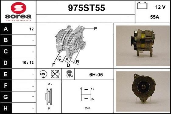 STARTCAR 975ST55 - Ģenerators autospares.lv