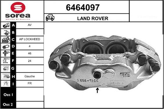 STARTCAR 6464097 - Bremžu suports www.autospares.lv