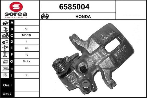 STARTCAR 6585004 - Brake Caliper www.autospares.lv