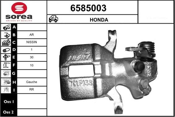 STARTCAR 6585003 - Brake Caliper www.autospares.lv