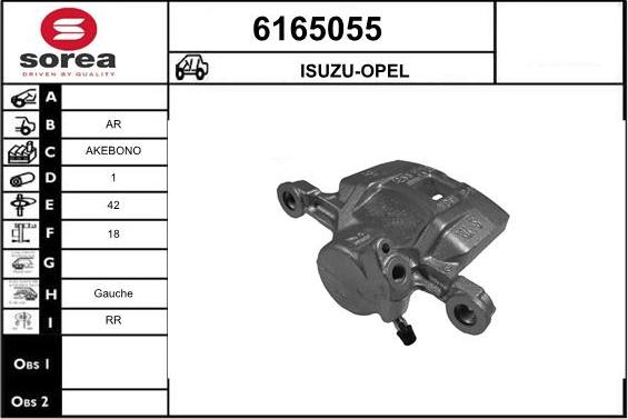 STARTCAR 6165055 - Тормозной суппорт www.autospares.lv