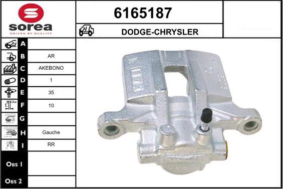 STARTCAR 6165187 - Brake Caliper www.autospares.lv