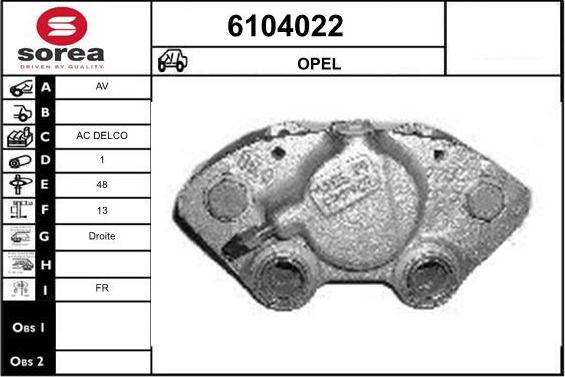 STARTCAR 6104022 - Bremžu suports www.autospares.lv