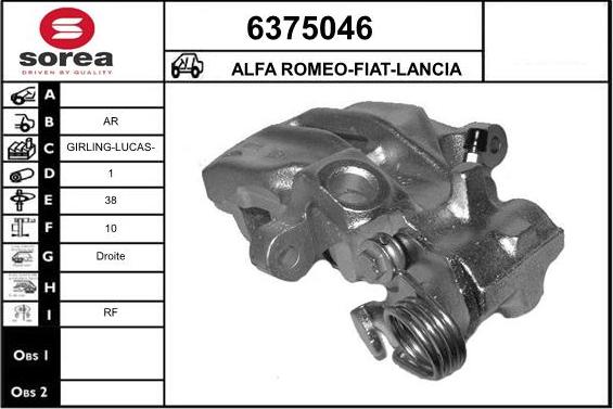 STARTCAR 6375046 - Bremžu suports www.autospares.lv