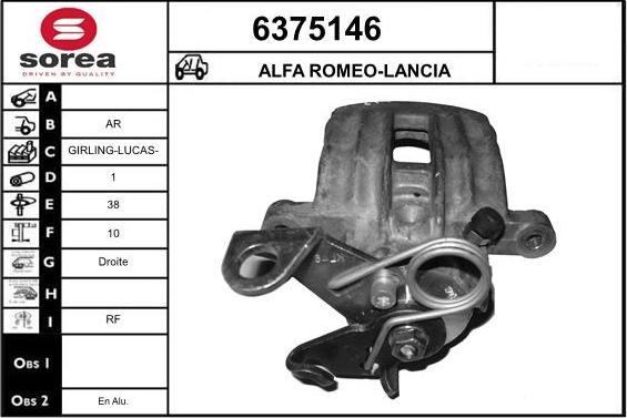 STARTCAR 6375146 - Bremžu suports www.autospares.lv