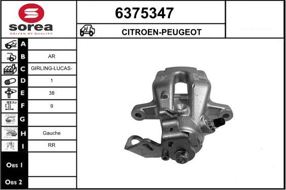 STARTCAR 6375347 - Bremžu suports autospares.lv