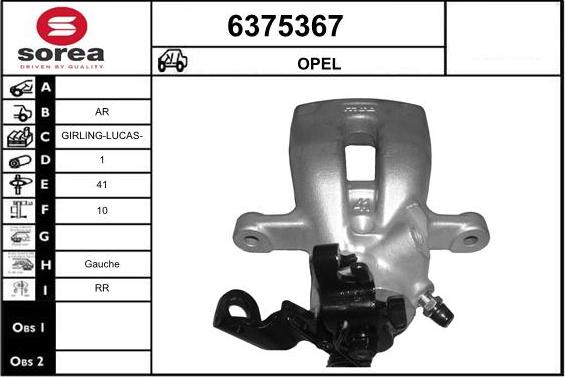 STARTCAR 6375367 - Bremžu suports autospares.lv