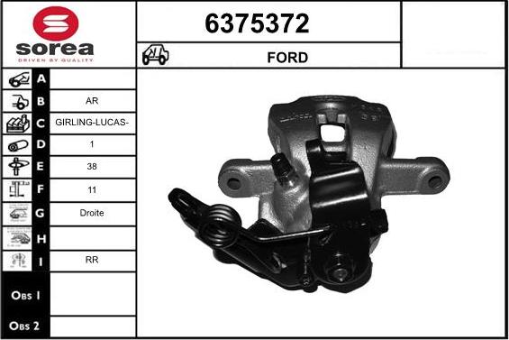 STARTCAR 6375372 - Bremžu suports autospares.lv