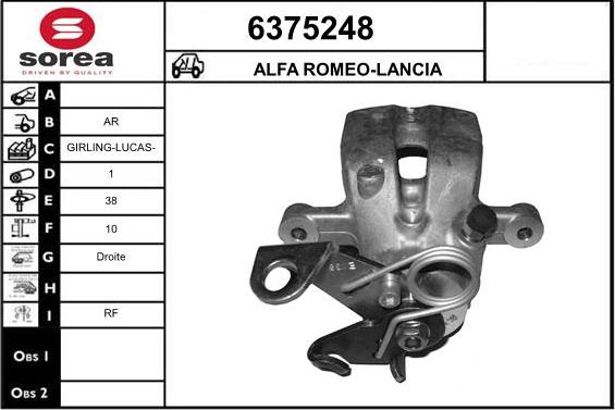 STARTCAR 6375248 - Bremžu suports www.autospares.lv