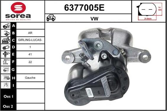 STARTCAR 6377005E - Bremžu suports www.autospares.lv